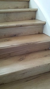 gereinigte Eichenstufen